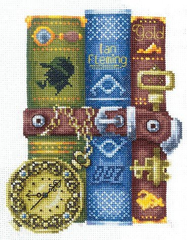 Siuvinėjimas kryželiu Aida 16, 31 spalvų, 13×16,5 cm su schema - kaSiulai.lt