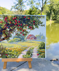 Siuvinėjimas kryželiu „Senoji obelis“, 29,5 × 38,5 cm - kaSiulai.lt