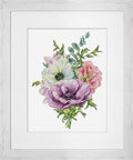 Siuvinėjimo komplektas „Anemonės“, 15×21 cm — puiki dovana pradedantiesiems - kaSiulai.lt