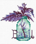 Siuvinėjimo komplektas „Bazilikas“ (kryželiu) – Aida 14, 9×10 cm, 14 spalvų - kaSiulai.lt