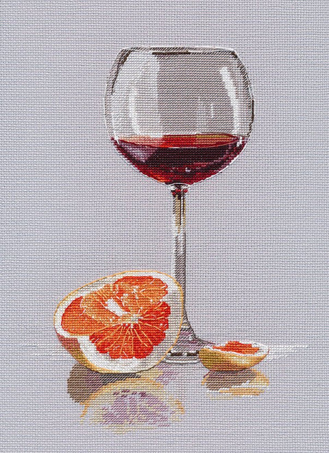 Siuvinėjimo komplektas „Citrusų nuotaika“ (kryželiu) — gaivios, vasariškos spalvos - kaSiulai.lt