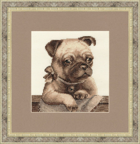 Siuvinėjimo komplektas "Dog Mops" S/NL040 — Golden Fleece (Zolotoe Runo) - kaSiulai.lt