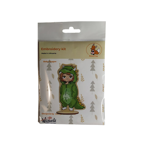 Siuvinėjimo komplektas „Drakoniukas“ KF022/121 - kaSiulai.lt