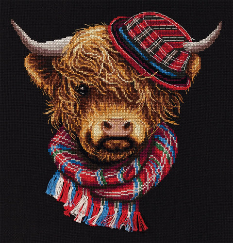 Siuvinėjimo komplektas „Hipsteris Džo“ (kryželiu) — kūrybiška dovana - kaSiulai.lt