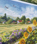 Siuvinėjimo komplektas „Kelias namo“ (kryželiu), 32×37,5 cm - kaSiulai.lt