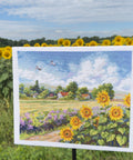 Siuvinėjimo komplektas „Kelias namo“ (kryželiu), 32×37,5 cm - kaSiulai.lt