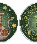 Siuvinėjimo komplektas kryželiu „Jautis“ — Zodiako ženklas, išskirtinė dovana - kaSiulai.lt