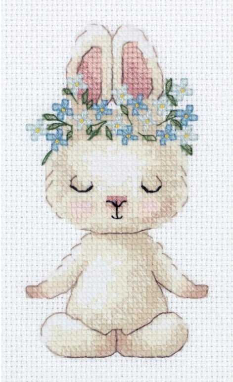 Siuvinėjimo komplektas kryželiu „Meditacija“ – raminantis motyvas - kaSiulai.lt