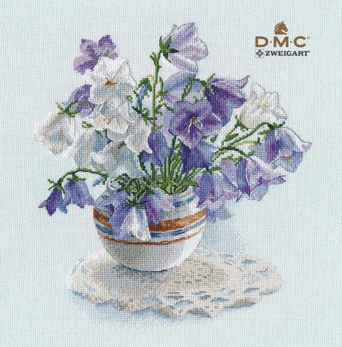 Siuvinėjimo komplektas kryželiu „Melodingas skambesys“ DMC 16 ct 23×26 cm - kaSiulai.lt