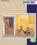 Siuvinėjimo komplektas kryželiu „Murano gatvės“ — romantiškas miesto peizažas - kaSiulai.lt