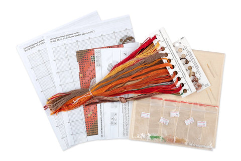 Siuvinėjimo komplektas kryželiu „Pasaulio moterys: Indija“ — puiki dovana - kaSiulai.lt