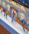 Siuvinėjimo komplektas kryželiu „Susitikimas ant ledo“ — romantiškas žiemos motyvas - kaSiulai.lt