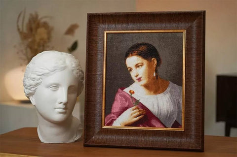 Siuvinėjimo komplektas kryželiu „Vargšė Liza“ — idealus rankdarbių mėgėjams - kaSiulai.lt