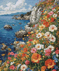 Siuvinėjimo komplektas kryželiu „Vasaros kvepalai“ 27×38 cm — dovana - kaSiulai.lt