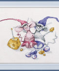 Siuvinėjimo komplektas kryželiu „Žirniai ir pupelės“, 22×14 cm, 16 ct - kaSiulai.lt