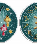 Siuvinėjimo komplektas kryželiu — Zodiakas Žuvys, puiki dovana - kaSiulai.lt