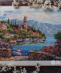 Siuvinėjimo komplektas „Lago di Como“ — Aida 16, DMC, 41 x 30 cm - kaSiulai.lt