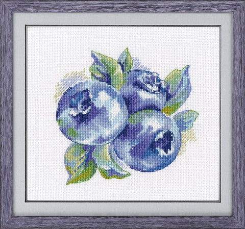 Siuvinėjimo komplektas "Laukinės uogos" — Aida Nr.16, 14×14 cm, 16 spalvų - kaSiulai.lt