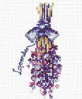 Siuvinėjimo komplektas „Levandos“ (Aida 14 ct) 5×12,5 cm - kaSiulai.lt