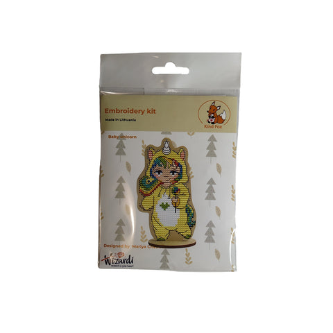 Siuvinėjimo komplektas „Mažasis vienaragis“ KF022/122 - kaSiulai.lt