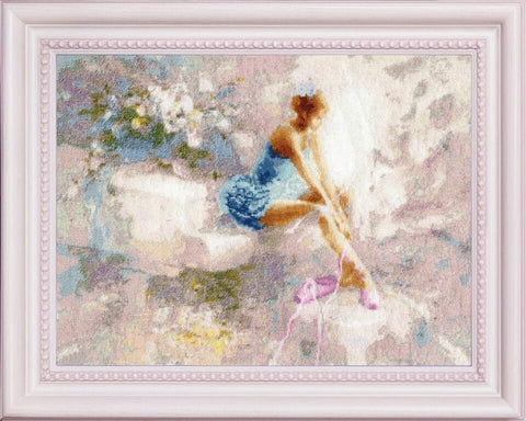 Siuvinėjimo komplektas „Melodija“ (kryželiu), Aida 16, 30,5×42 cm, 50 spalvų - kaSiulai.lt