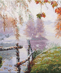 Siuvinėjimo komplektas Oven „Rudens alsavimas“, 40×31 cm, Zweigart 16 ct, 31 spalva - kaSiulai.lt