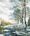 Siuvinėjimo komplektas „Pavasario diena“, 33×25 cm (Zweigart 25 ct) - kaSiulai.lt