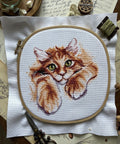 Siuvinėjimo komplektas „Raudona laimė“ 17×18,5 cm - kaSiulai.lt