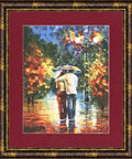 Siuvinėjimo komplektas „Romantic Walk“ — Golden Fleece, 38,5 × 30,7 cm - kaSiulai.lt