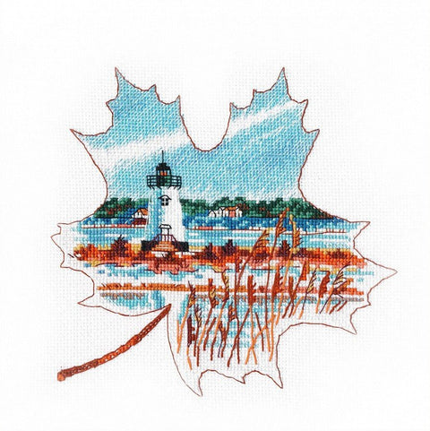Siuvinėjimo komplektas „Švyturys“ 16×16 cm — Zweigart, PNK Kirov - kaSiulai.lt