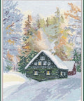 Siuvinėjimo komplektas „Užburtas miškas“ — Zweigart Aida 16 ct, 20×26 cm, 21 spalva - kaSiulai.lt