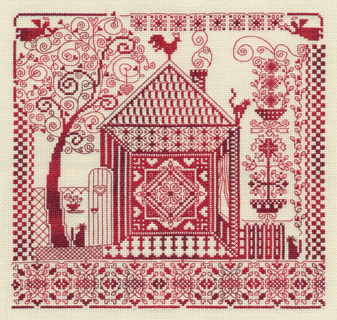 Siuvinėjimo kryželiu komplektas „Namų jaukumas“ – šiltas namų dekoras - kaSiulai.lt