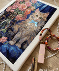 Siuvinėjimo kryželiu komplektas "Rosie", 22,5×30 cm — elegantiškas motyvas - kaSiulai.lt