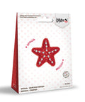 Siuvinėjimo kryželiu komplektas segėi „Jūrų žvaigždė“, 5,5×5,5 cm - kaSiulai.lt