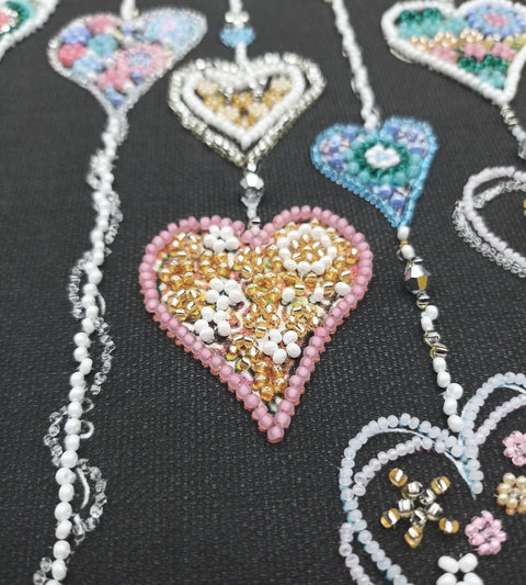 Abris Art „Paukščių meilė“ didelis paveikslo siuvinėjimo karoliukais rinkinys