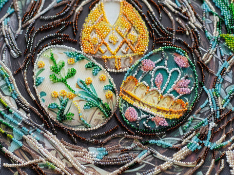 Siuvinėjimo rinkinys su karoliukais „Cherish Traditions“, 30x41 cm, AAB-934