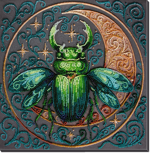 Karoliukų siuvinėjimo komplektas „Gamtos totemas“ 25x25 cm, kodas AAB-955