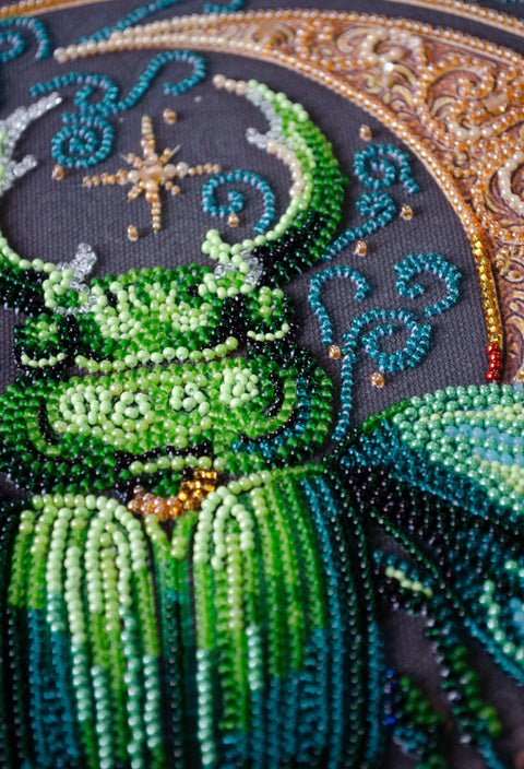 Karoliukų siuvinėjimo komplektas „Gamtos totemas“ 25x25 cm, kodas AAB-955