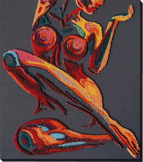Karoliukų siuvinėjimo rinkinys „Moters esencija“ paveikslui 25x29 cm, kodas AAB-959