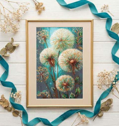 Karoliukų siuvinėjimo komplektas „Oro sapnas“ 21x34 cm, schema AAB-969