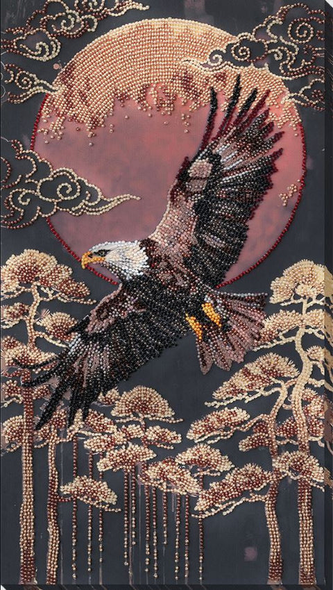 Siuvinėjimo karoliukais rinkinys „Dangaus valdovas“ 22 x 39 cm