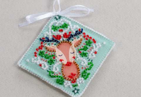Kalėdinis lipdukų ir trafaretų rinkinys „Žiemos pasaka“ 13,2 x 6,6 cm AABT-029 dekoravimui