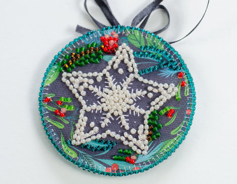 Dekoravimo rinkinys „Naujas džiaugsmas. Žiemos pasaka“ 13,2 x 6,6 cm – šventinė žiemos dekoracija