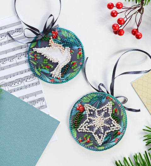 Dekoravimo rinkinys „Naujas džiaugsmas. Žiemos pasaka“ 13,2 x 6,6 cm – šventinė žiemos dekoracija