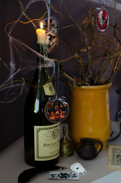 Helovino stalo dekoracija „Festive Halloween“, 13,2 × 6,6 cm, kodas AABT-039