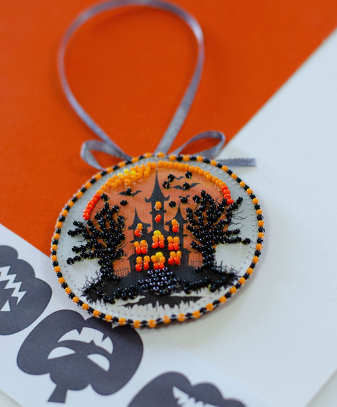 Helovino stalo dekoracija „Festive Halloween“, 13,2 × 6,6 cm, kodas AABT-039