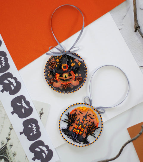 Helovino stalo dekoracija „Festive Halloween“, 13,2 × 6,6 cm, kodas AABT-039