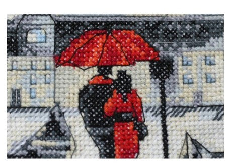 Kryželiu siuvinėjimo rinkinys „Special Date“ 20x20 cm paveikslui