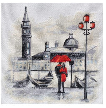 Kryželiu siuvinėjimo rinkinys „Special Date“ 20x20 cm paveikslui