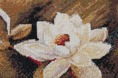 Siuvinėjimo kryželiu rinkinys „Trio“ paveikslui 25×27 cm, kodas AAH-082